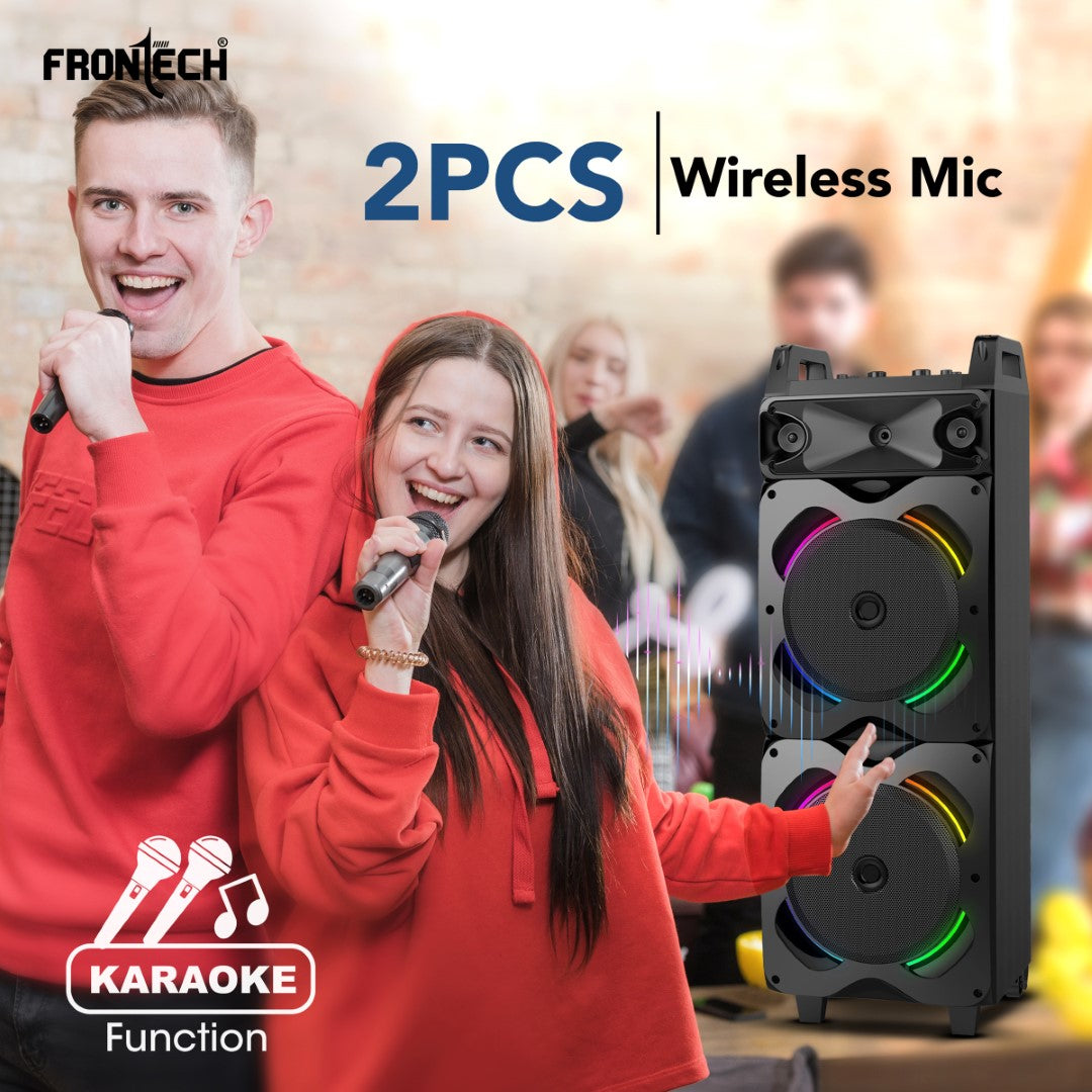 Frontech 140W Bluetooth Trolley Speaker (SW-0203) Frontech 140W Bluetooth Trolley Speaker (SW-0203)